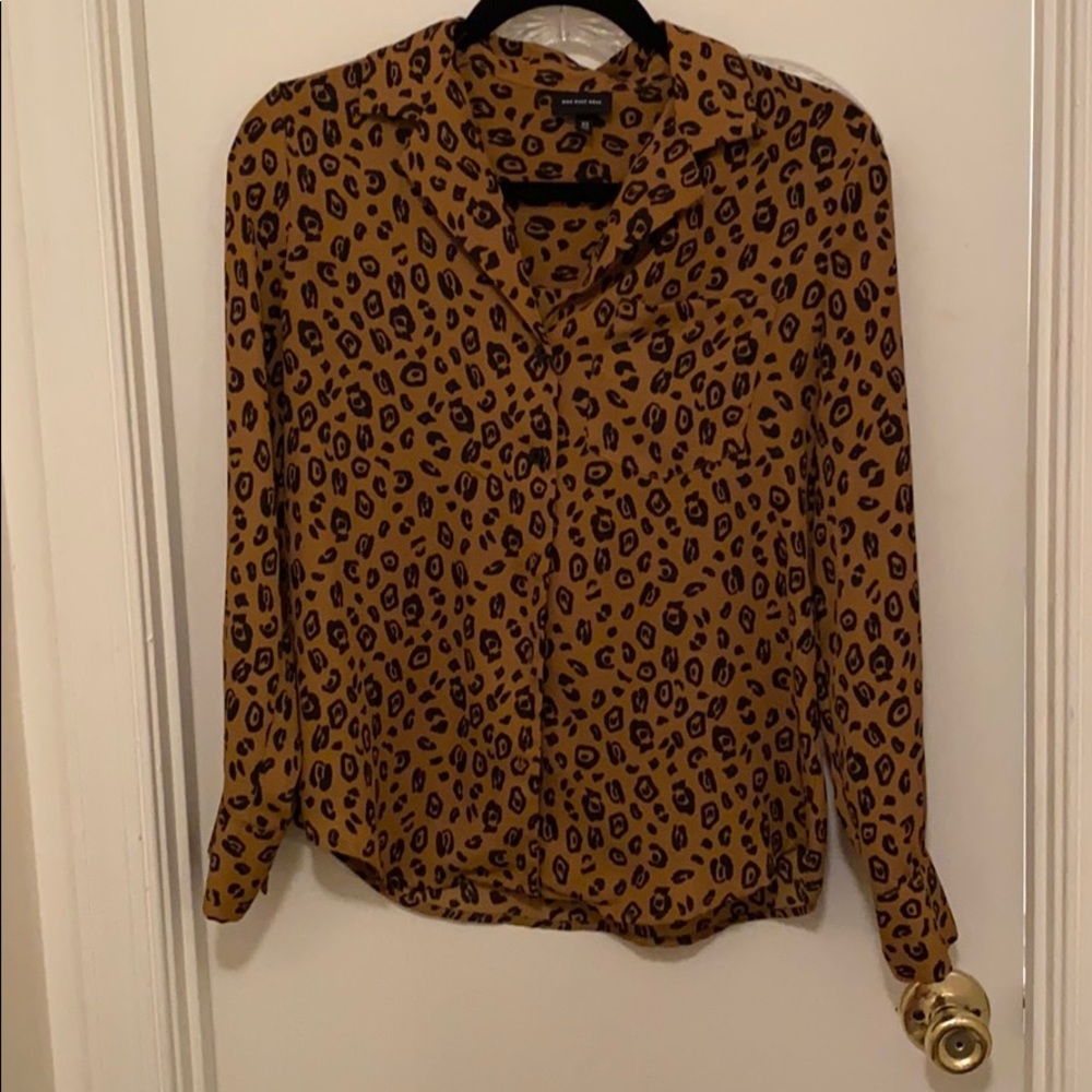 Who what where print blouse